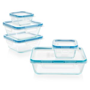 Snapware® Total Solution® Pyrex® Glass 10-piece Food Storage Container