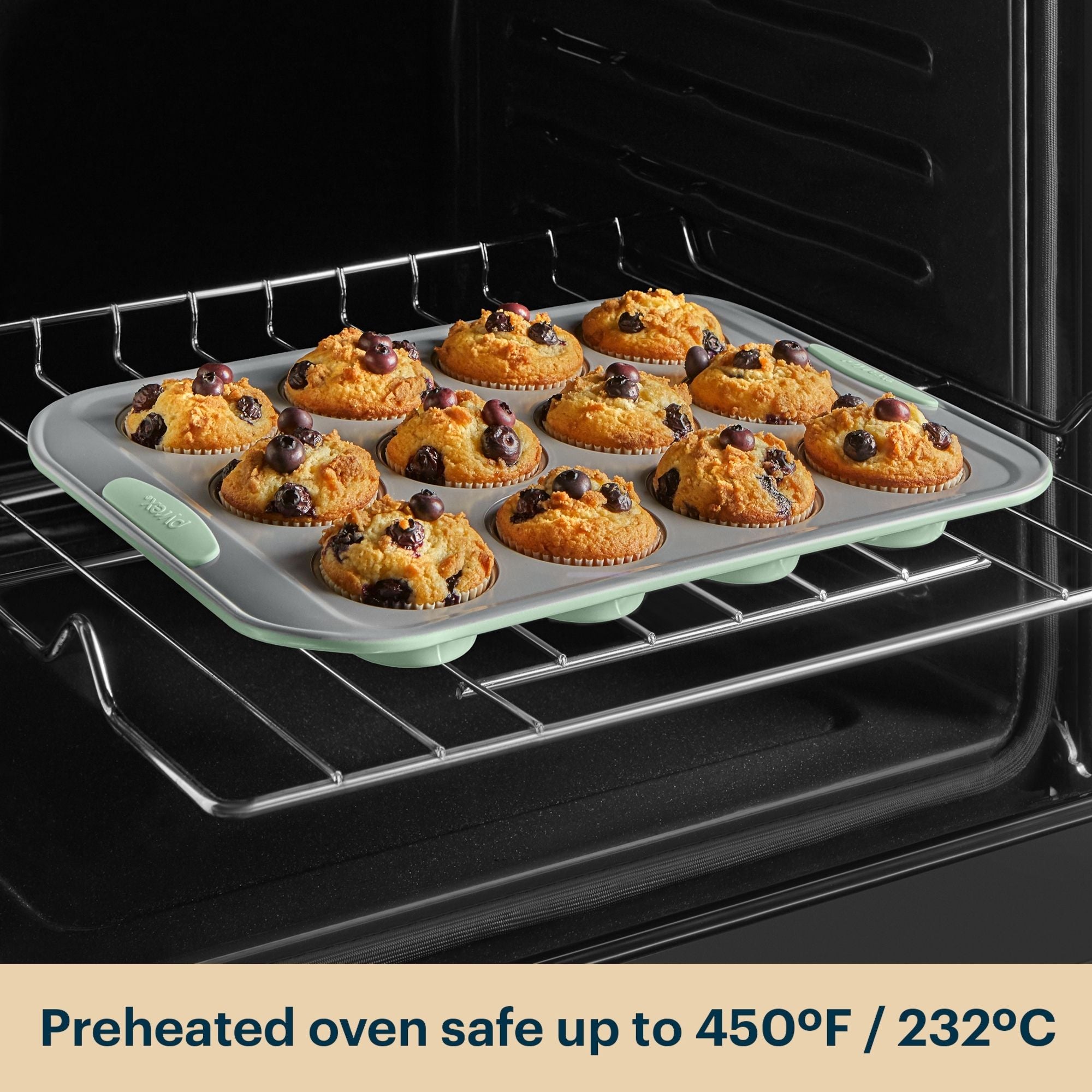 Pyrex® Metal Bakeware 3-Piece Set in Sage - Image 6