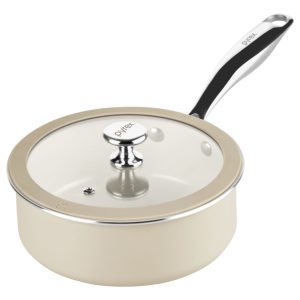 Pyrex® Ceramic Cookware 7.7-in/2qt Saucepan with Lid